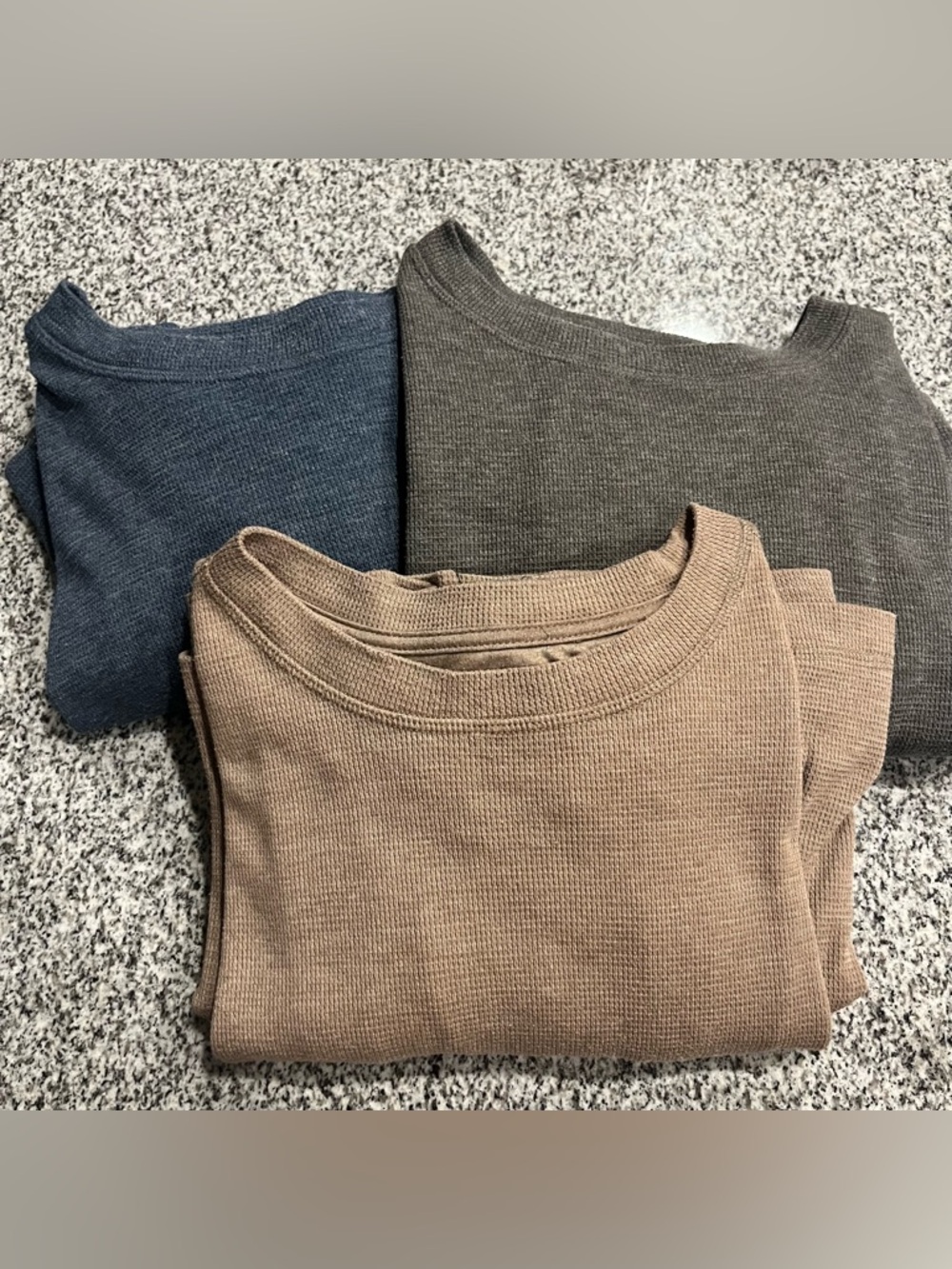 Men’s Magellan Waffle Knit Long Sleeve Bundle Size XL